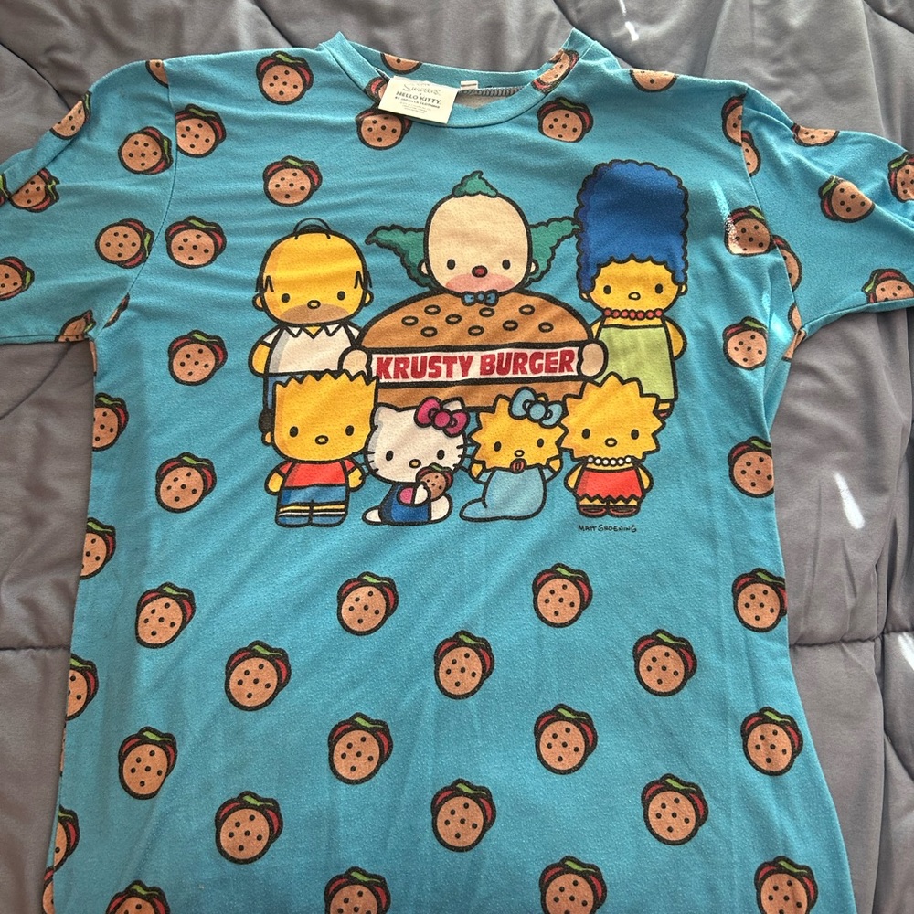 Simpsons x Hello kitty t-shirt men’s medium